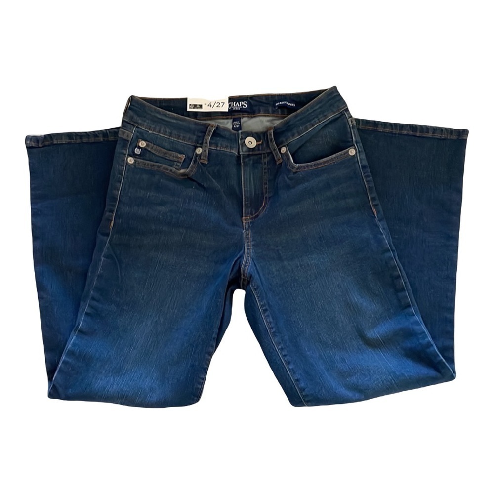 ♥️CHAPS♥️MID Rise Crop Kick size (4)